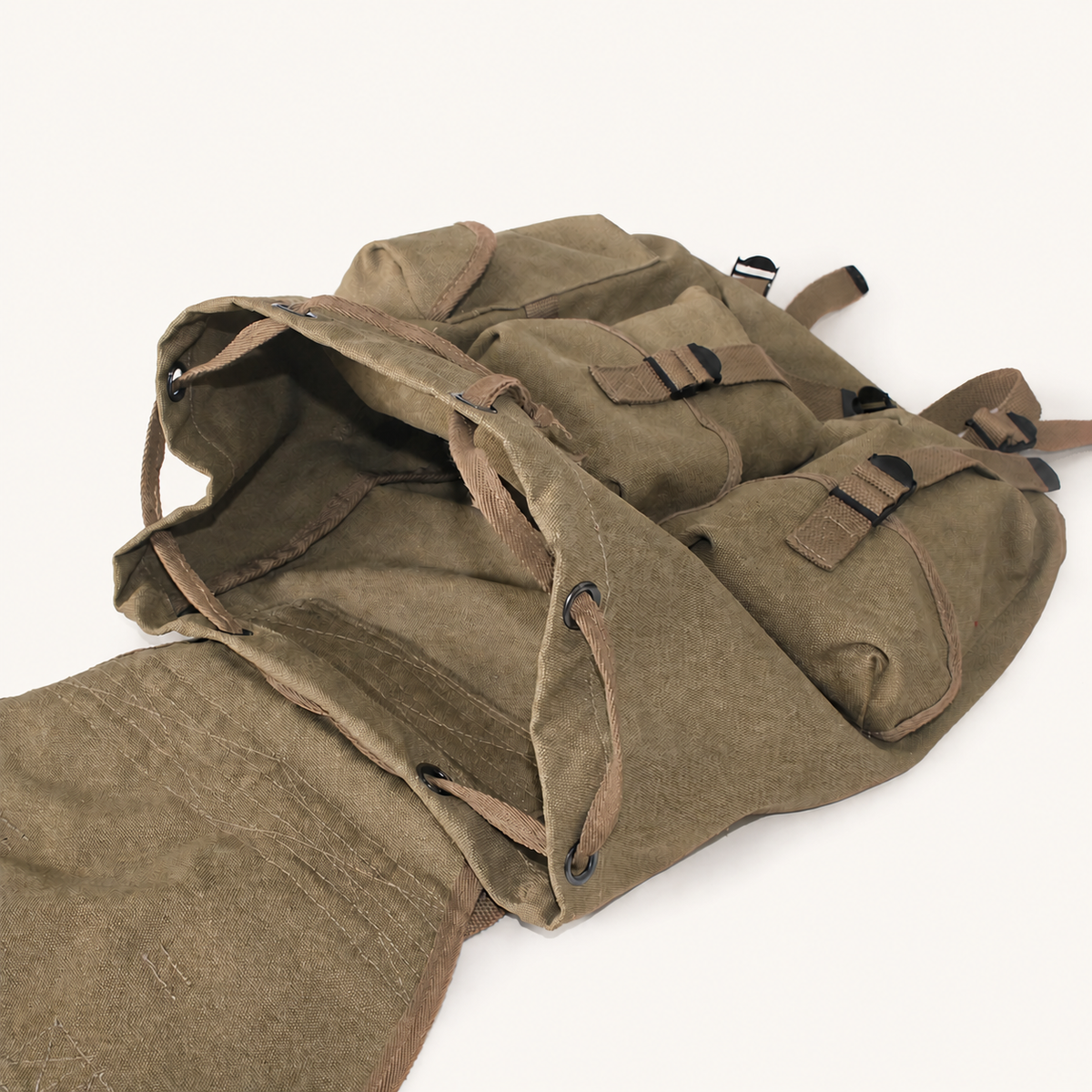 Heavy-Duty Canvas Field Haversack Backpack