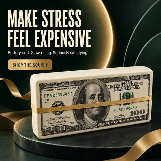 Money Stack Squishy | Buttery-Soft Slow-Rise Stress Relief Toy