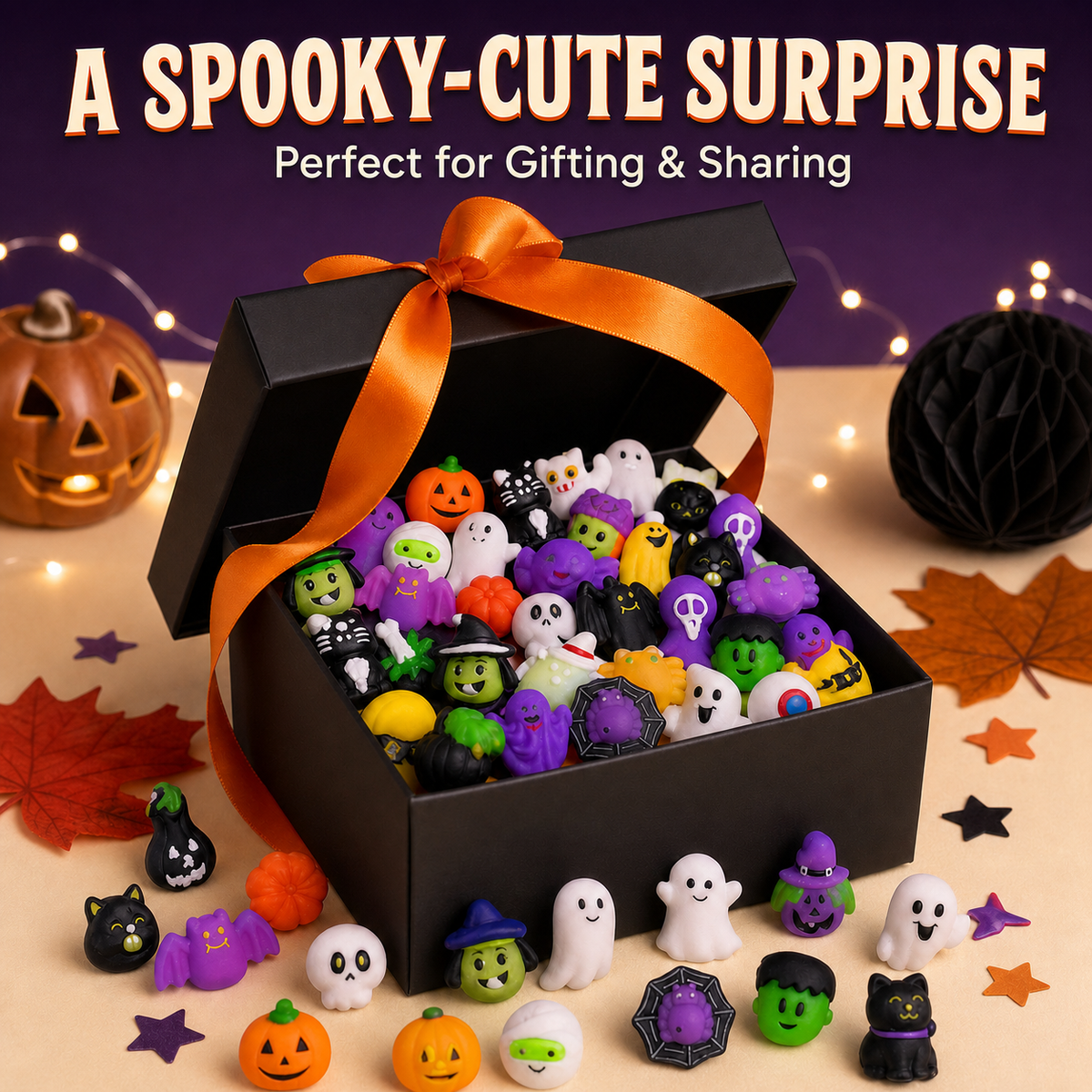 Summerween Halloween Mnin Squishy Toy Set