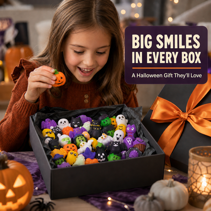 Summerween Halloween Mnin Squishy Toy Set