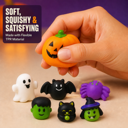 Summerween Halloween Mnin Squishy Toy Set