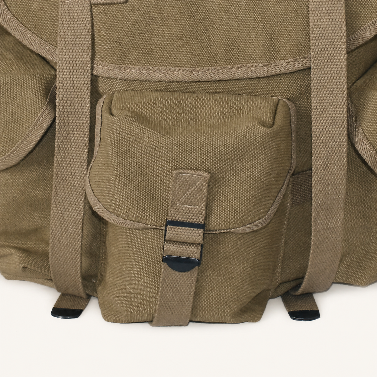 Heavy-Duty Canvas Field Haversack Backpack