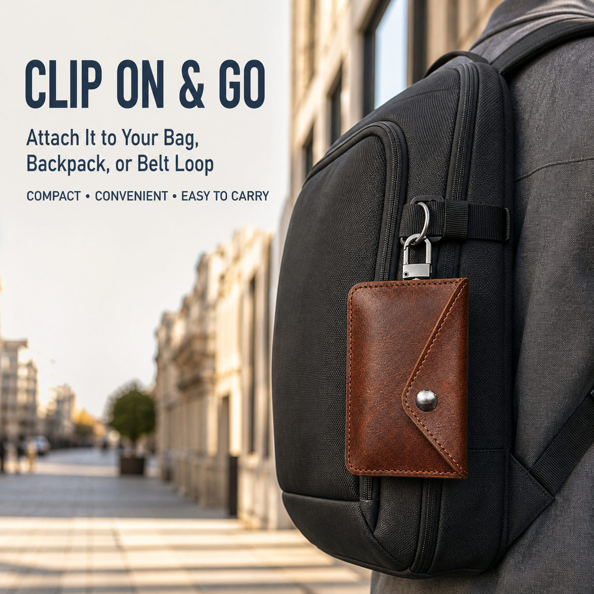 Dual-Compartment Faraday Key Fob Pouch