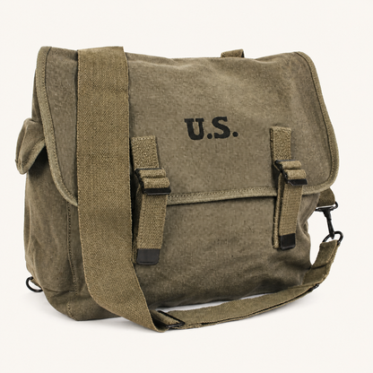 Heavyweight Canvas Military Crossbody Bag