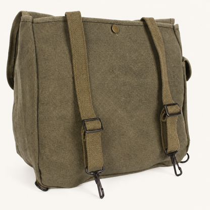 Heavyweight Canvas Military Crossbody Bag