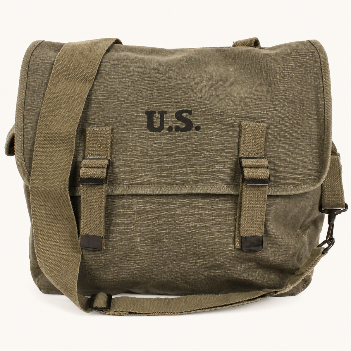 Heavyweight Canvas Military Crossbody Bag
